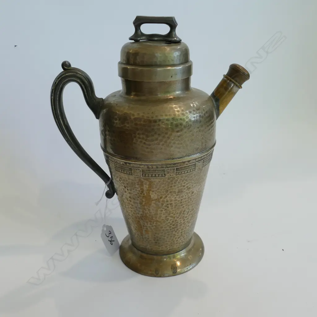 1920S COCKTAIL SHAKER BY CONTINENTAL SILVER CO NEW YORK H 260 MM Image 1++