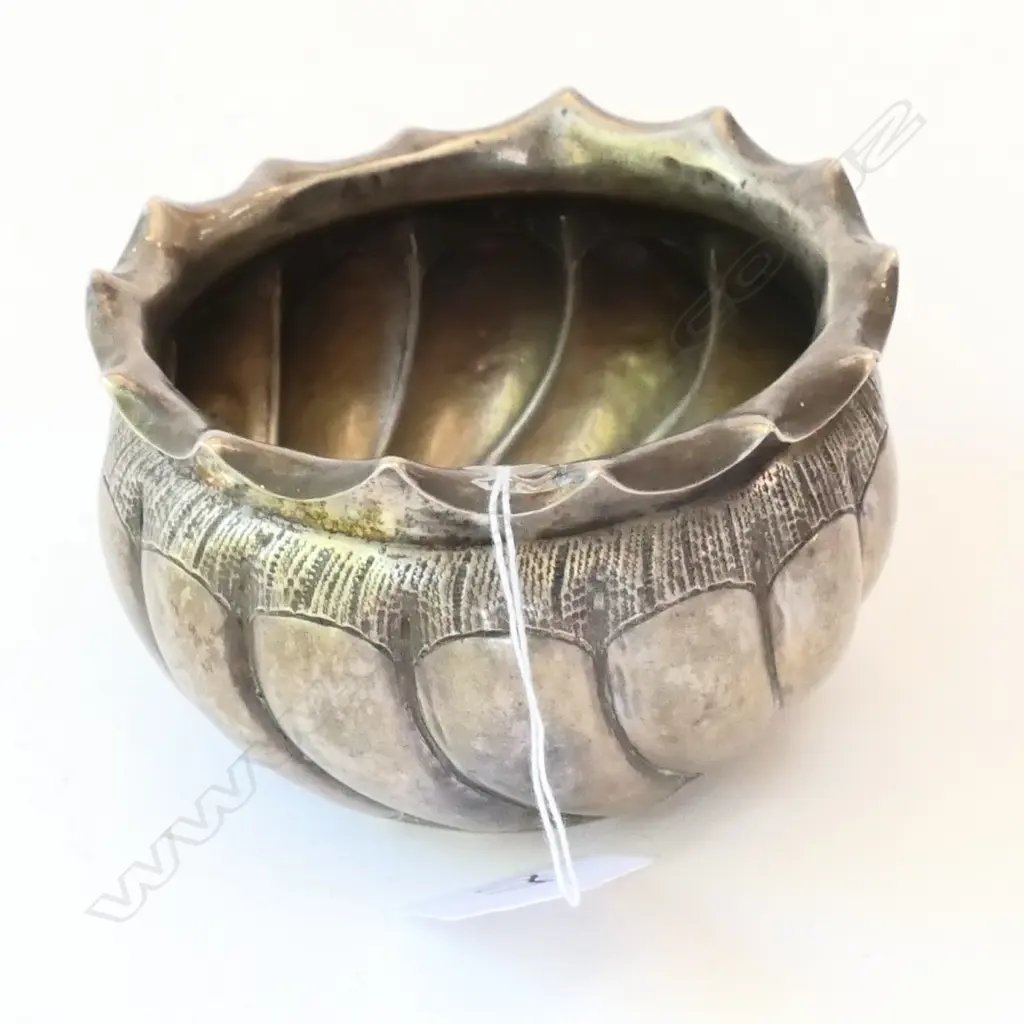 Sugar bowl  800 silver continental 94g Image 1++