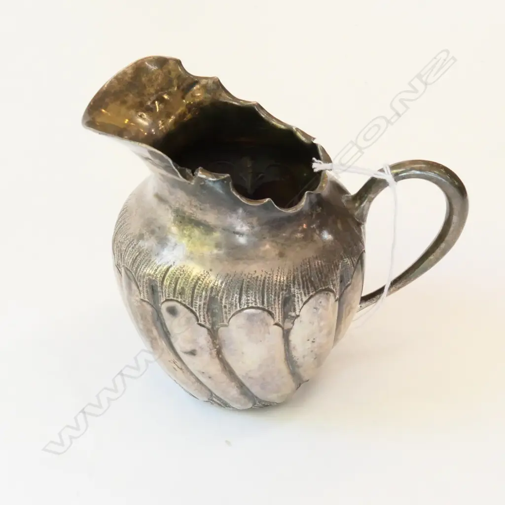 Milk jug or creamer 800 silver continental a/f 65g Image 1++