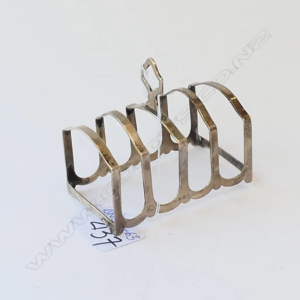 Toast Rack Sterling silver 35 grams Image 1++