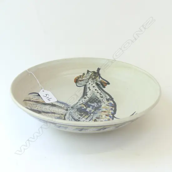 MARIANNE DE TREY (1913-2016 ENGLAND), ROOSTER BOWL 