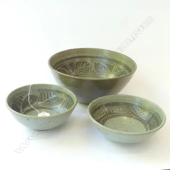 THREE BOWLS BY PETER STICHBURY