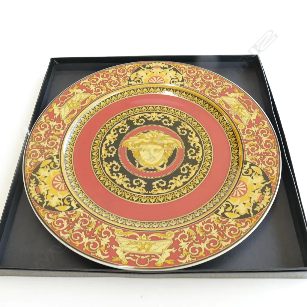VERSACE DECORATIVE PLATE BOXED 310MM DIA Image 1++