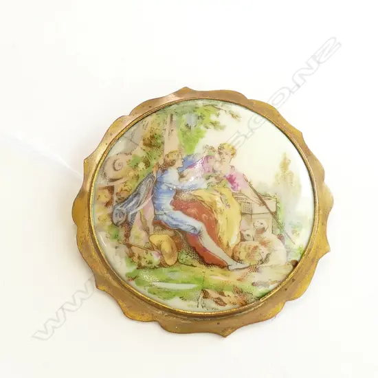 LIMOGES  BROOCH see # 8