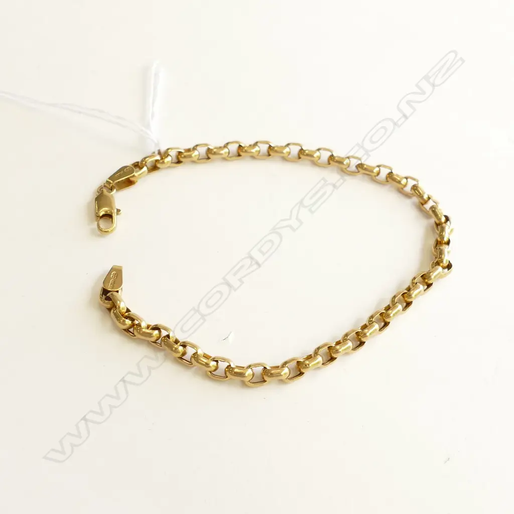 9CT GOLD CHAIN BRACELET 4.17gm Image 1++