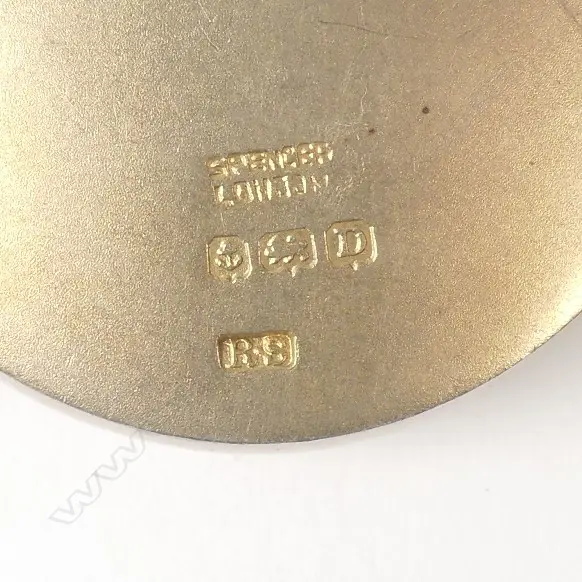 ANTIQUE LGE SILVER & ENAMEL MASONIC LOCKET Image 1++