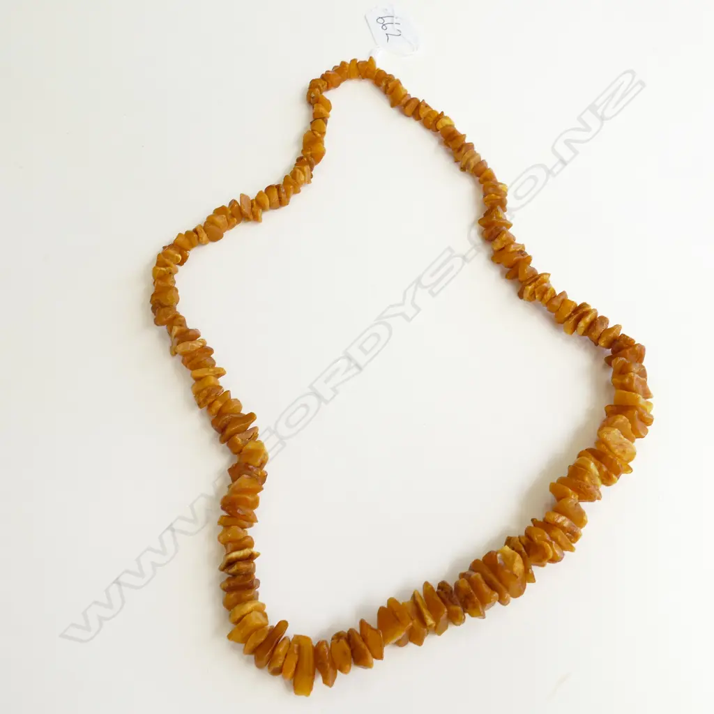 AMBER BEADS GRADUATED, 35CM LONG Image 1++