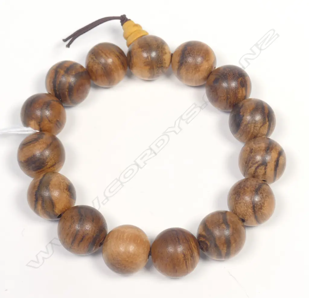 SHENQIAN WOOD BEAD BRACELET... Image 1++