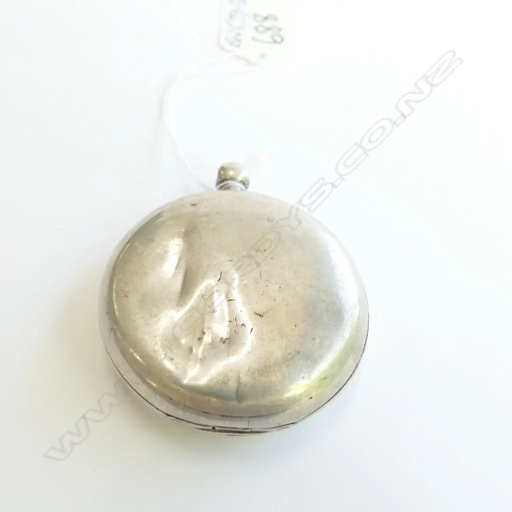 Pocket watch in silver case full hunter a/f Image 1++