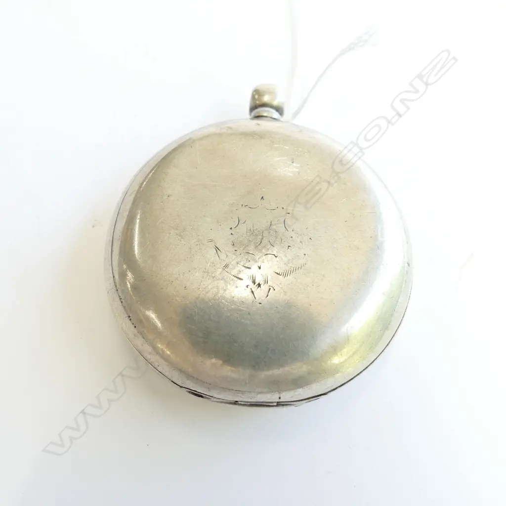 Pocket watch in silver case full hunter a/f Image 1++