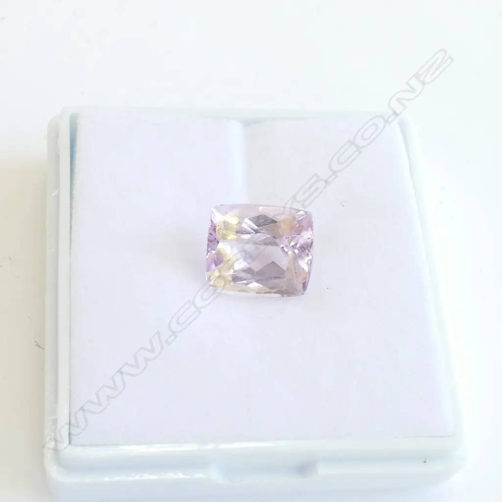 5.46CT KUNZITE LOOSE STONE CUSHION CUT GRA REPORT Image 1++