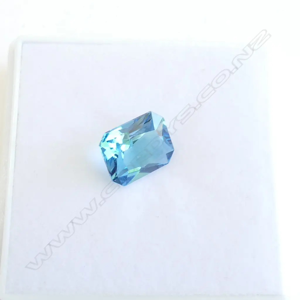 3.47CT TOPAZ LOOSE STONE OCTAGON CUT AIG REPORT Image 1++