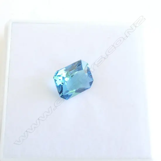 3.47CT TOPAZ LOOSE STONE OCTAGON CUT AIG REPORT