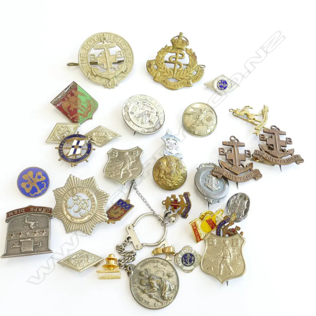BAG NZ MILITARY BADGES ETC... Image 1++