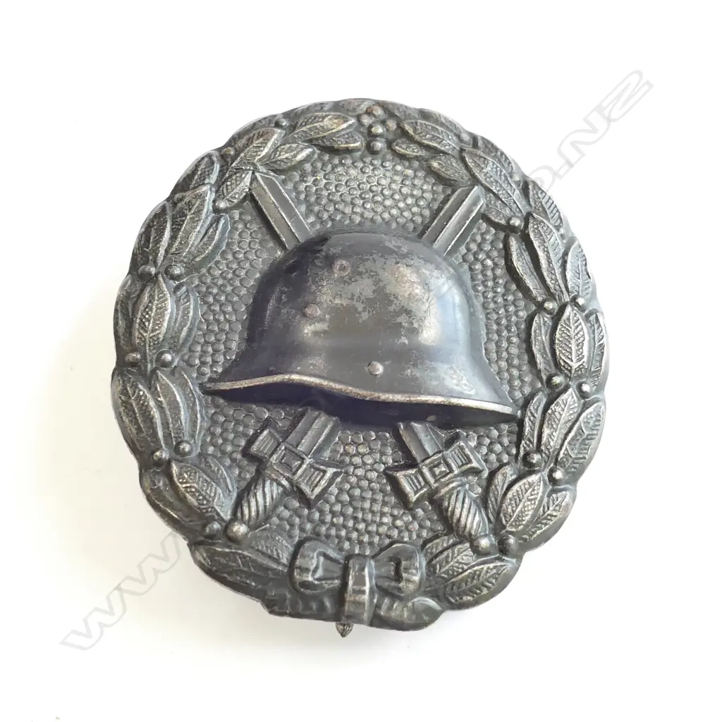 GERMAN WOUND BADGE BLACK FINISH Image 1++