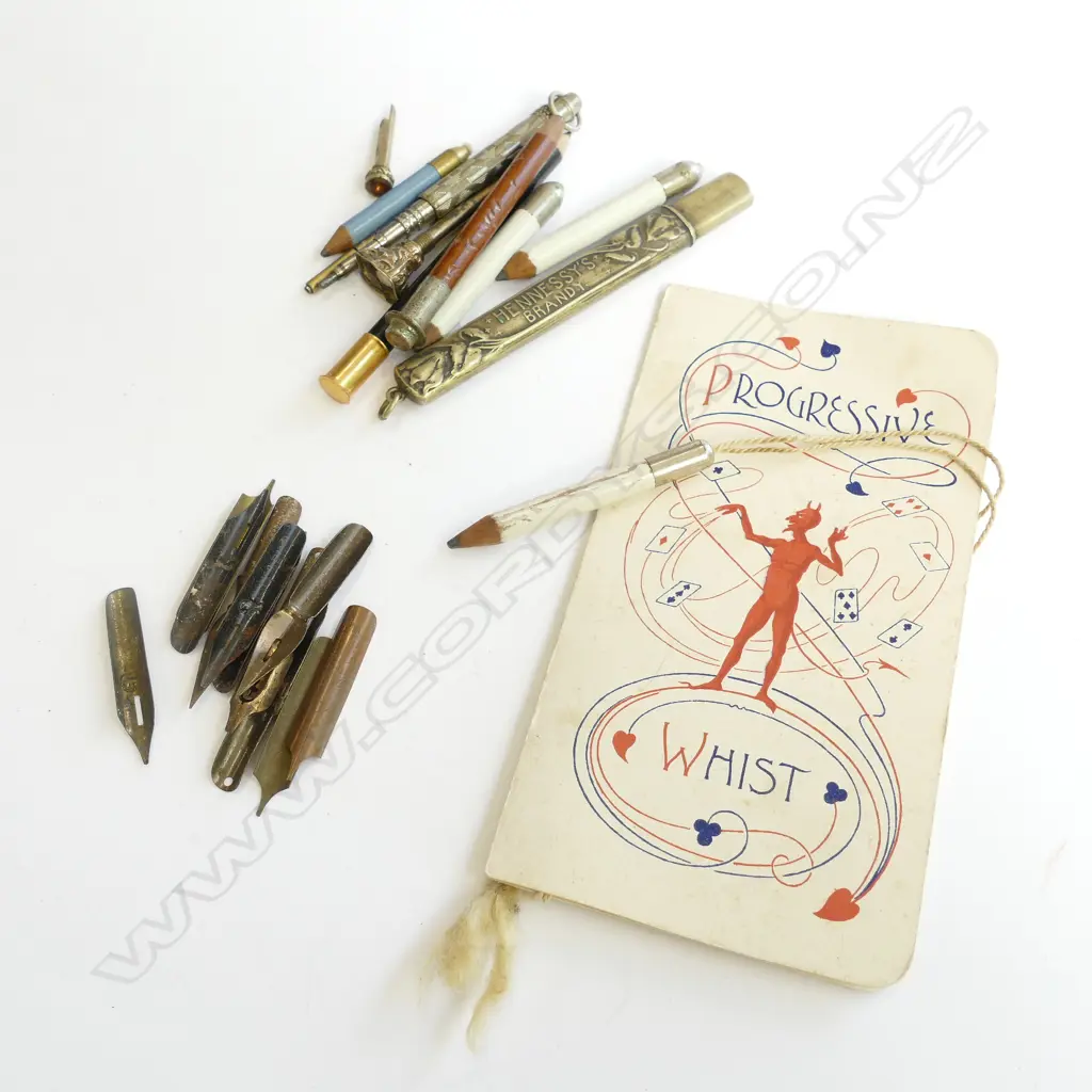 DANCE BOOK; & EARLY PENCILS;OLD INK NIBS. Image 1++