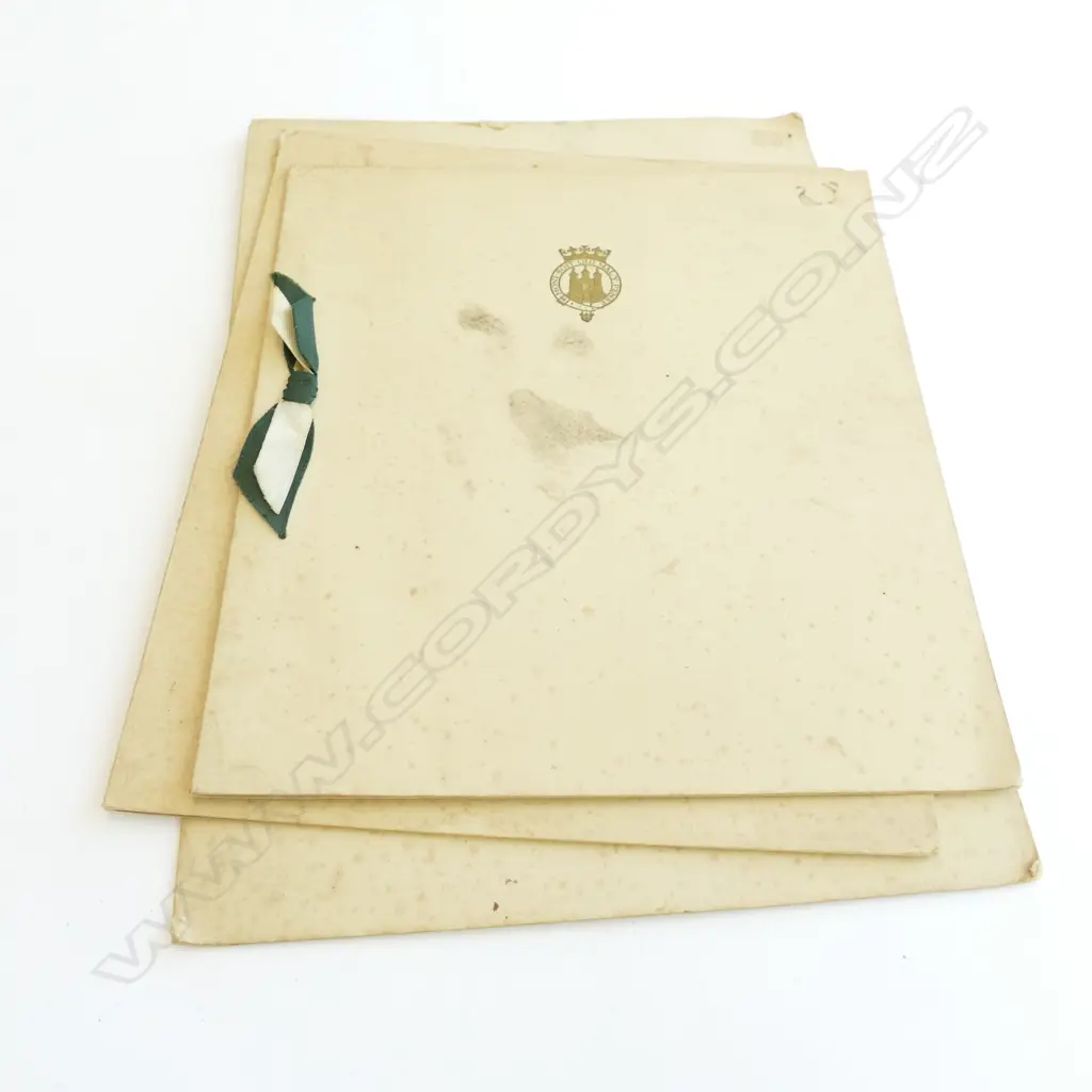 3 CHRISTMAS CARDS QUEEN ELIZABETH AND PHILIP AUTOGRAPHED 1956 Image 1++