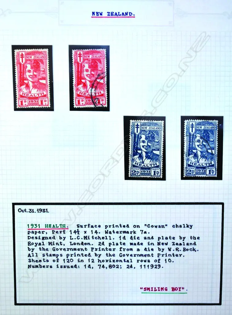 A complete N.Z. Health stamp collection in two albums Image 1++