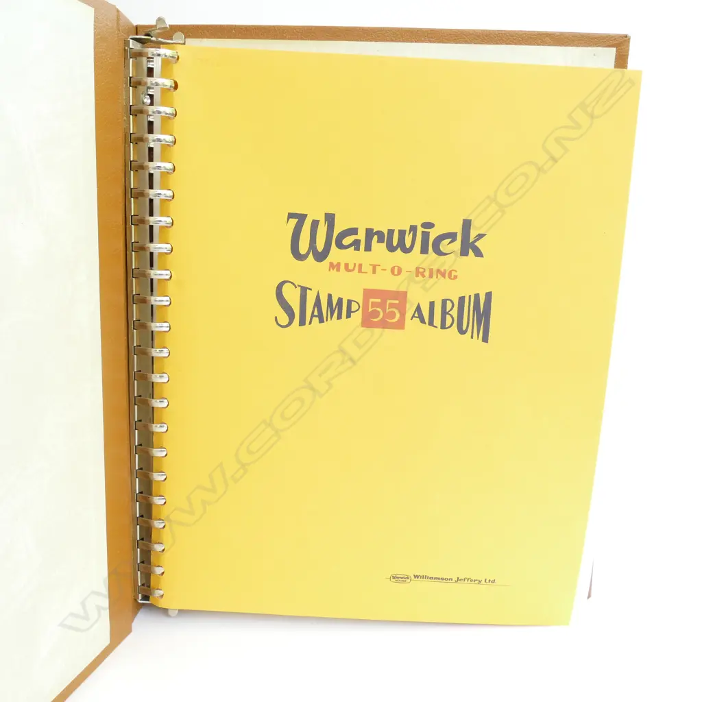 A collection of New Zealand stamps in one album Image 1++