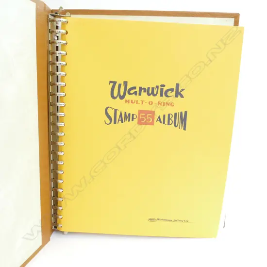 A collection of New Zealand stamps in one album