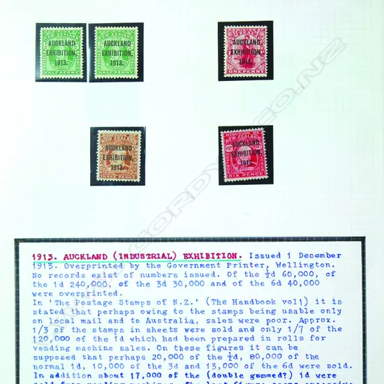 An album of N.Z. commemorative stamps