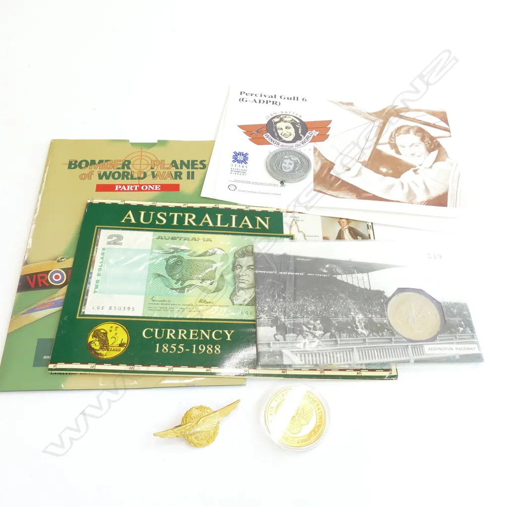 4 COMMEMMORATIVE COIN/NOTE/MEDALLION ISSUES ISSUES... Image 1++