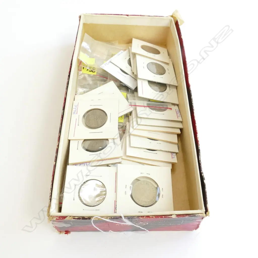 BOX LOT OF SHILLINGS (ENGLISH) Image 1++