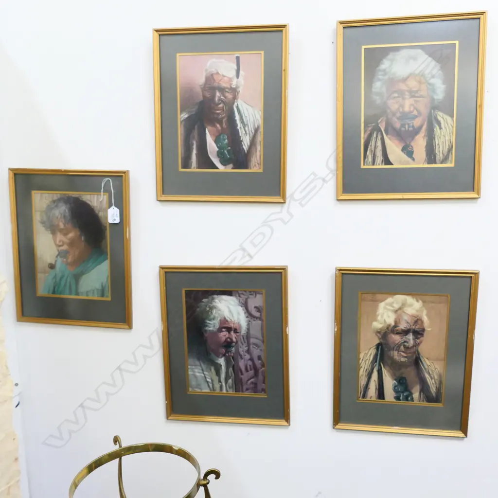 FIVE C.F GOLDIE PORTRAIT PRINTS Image 1++