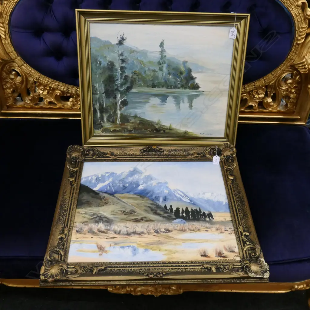 2 NZ OIL PAINTINGS Image 1++