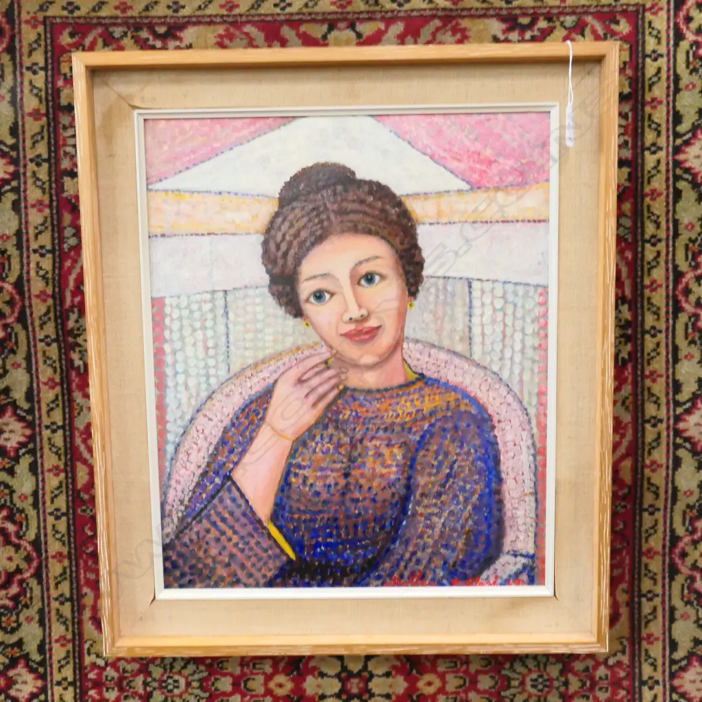 JOSEPH ALACH OIL ON BOARD 'MOTHER' Image 1++