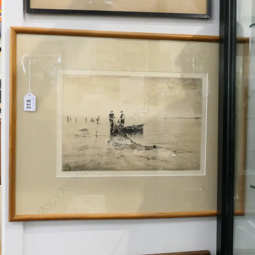 LIONAL PERCY SMYTHE ETCHING (HALF BROTHER TO WILLIAM WYLLIE) Image 1++