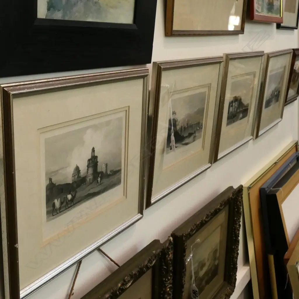 4 PRINTS; HINDU TEMPLE, HURDWAR, RUINS, TAJ MAHAL 330MM W X 280MM H Image 1++