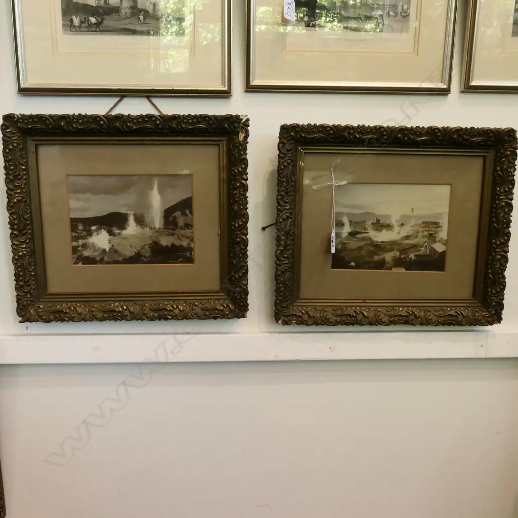 2 FRAMED PHOTOS OF ROTORUA Image 1++