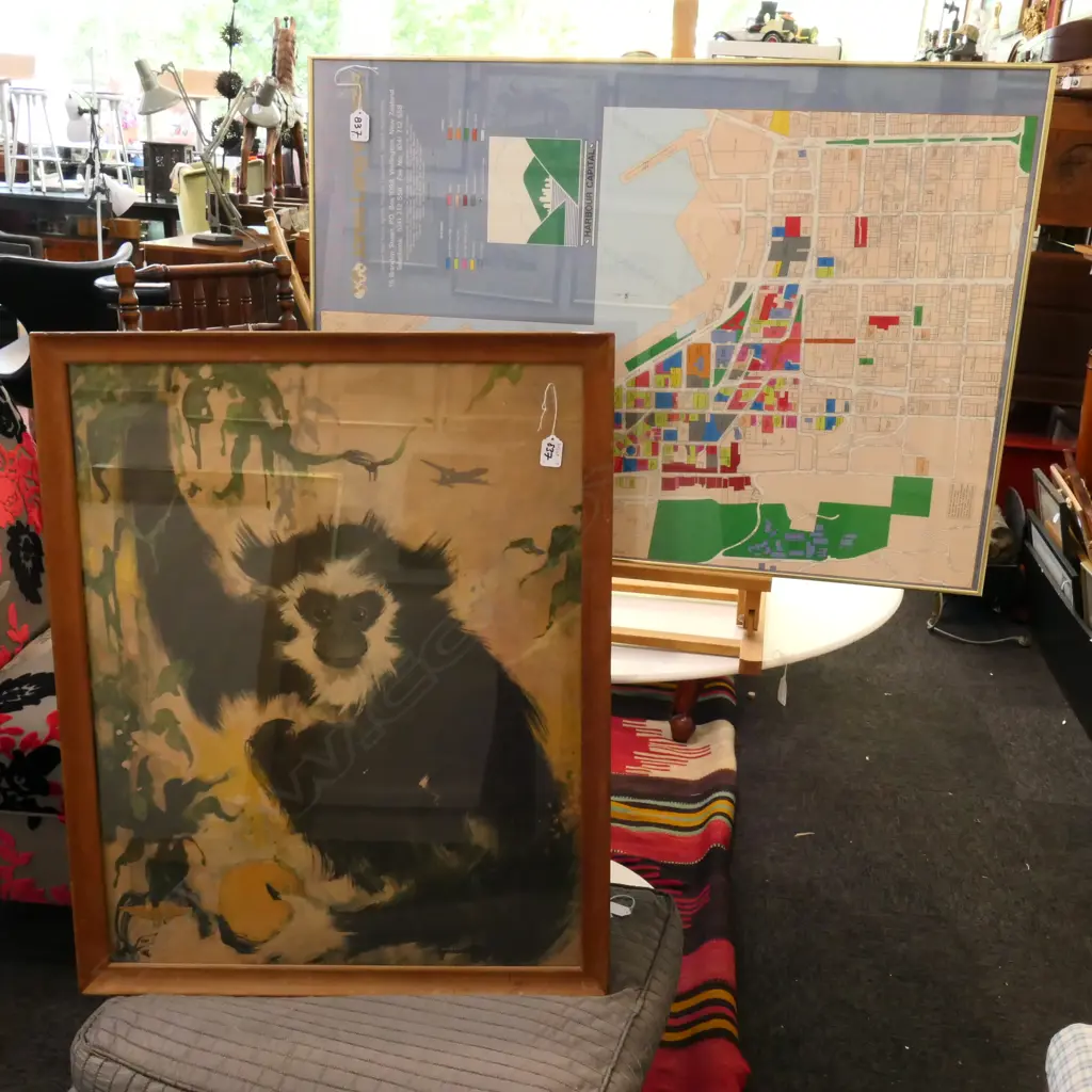 MONKET PRINT & WELLINGTON HARBOUR MAP Image 1++