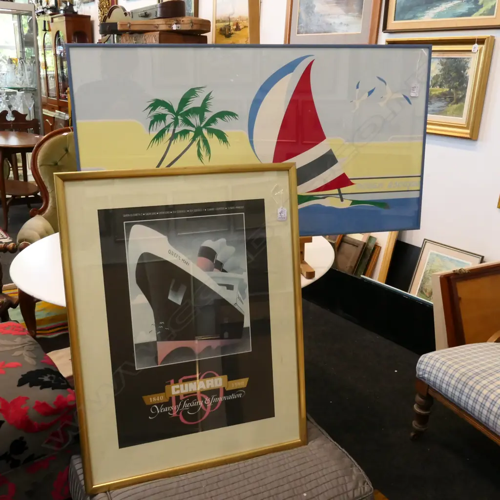 GRAPHIQUE DE FRANCE + CUNARD LINER POSTERS Image 1++