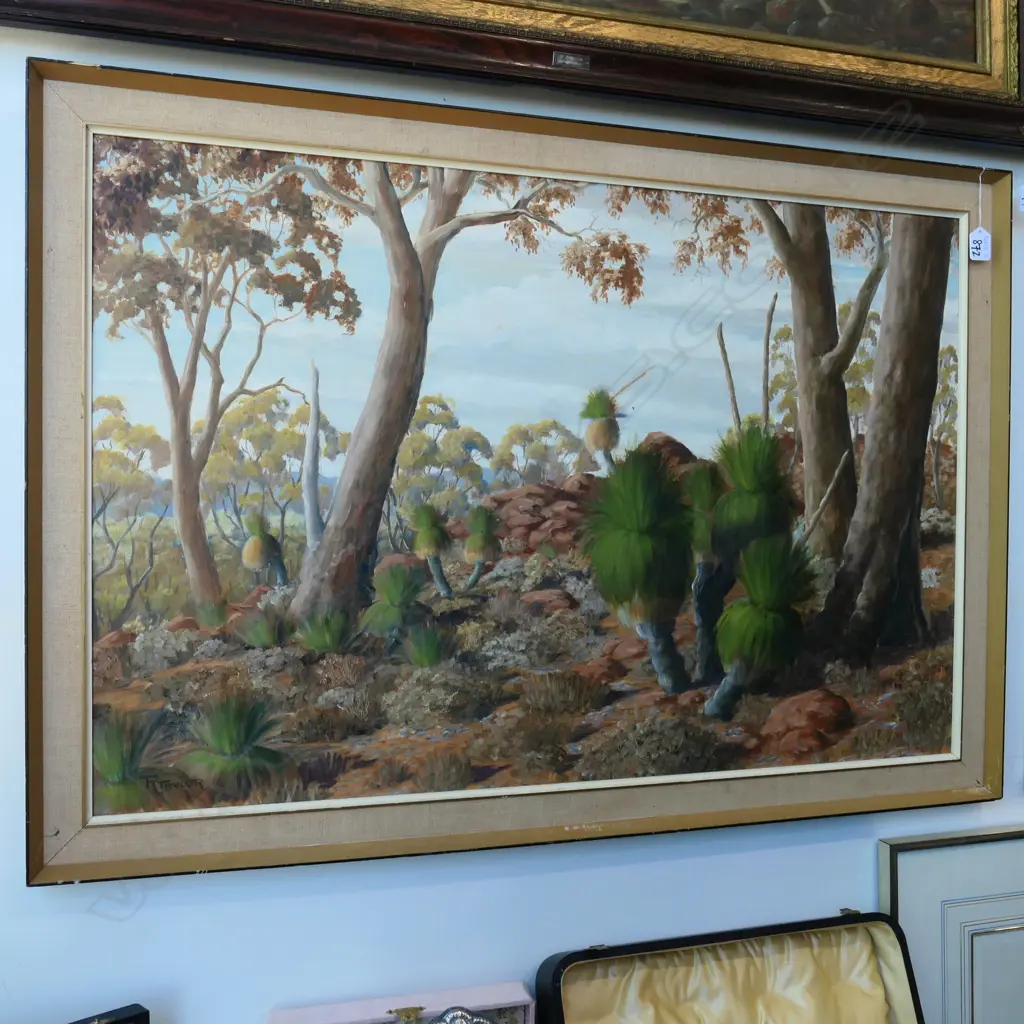 R. TAYLOR OIL ON CANVAS, 'SOUTH AFRICAN LANDSCAPE" Image 1++