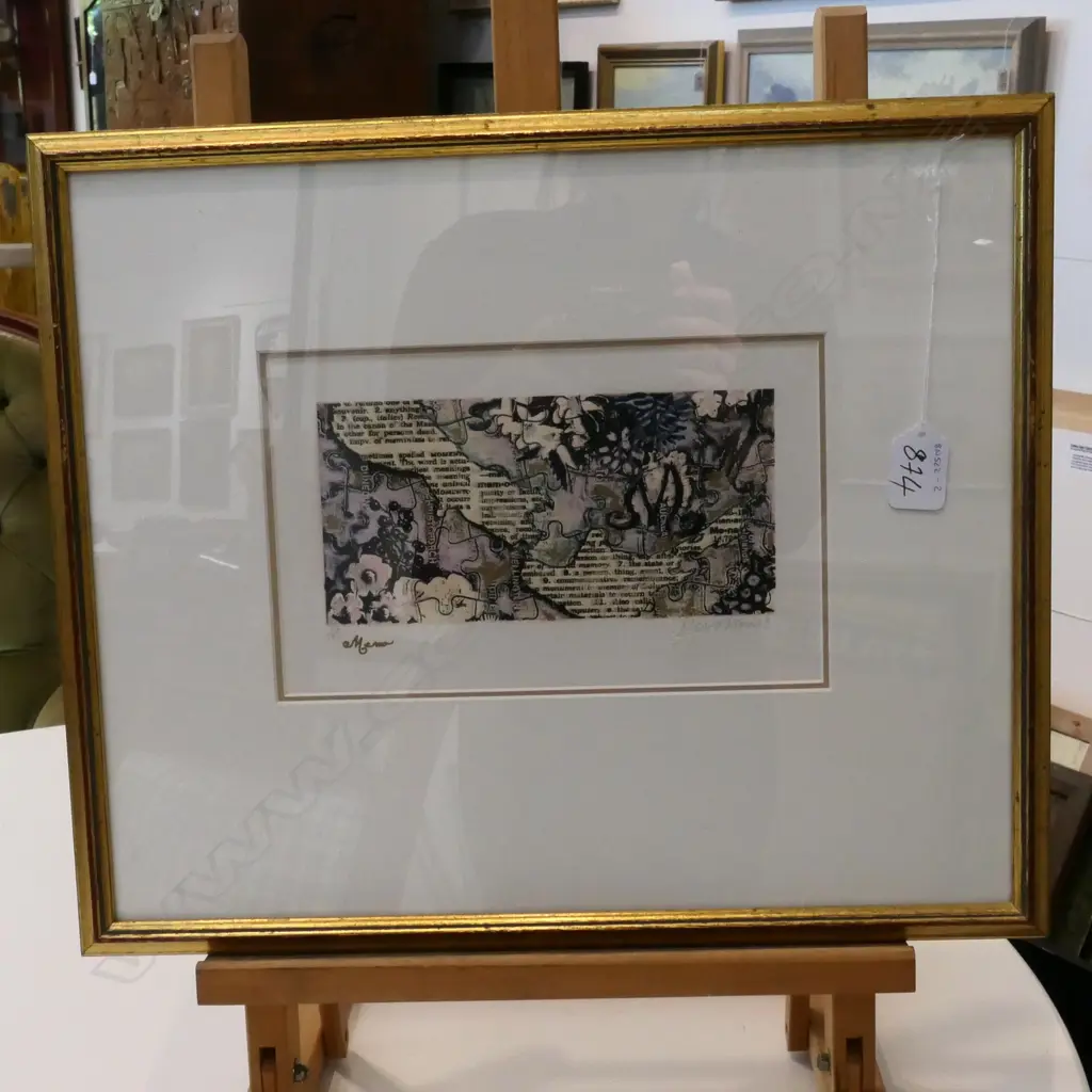 MUKA PRINT, "MEMO' 17/136 (NZ PUZZLE), 95 x 190mm Image 1++