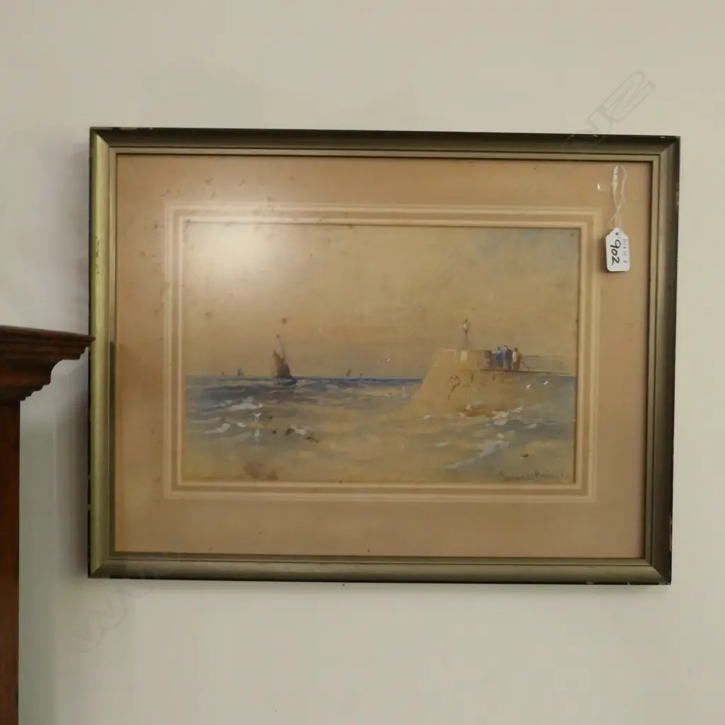 GUSTAV DE BREANSKI W/C EUROPEAN COASTAL  220x 330mm Image 1++