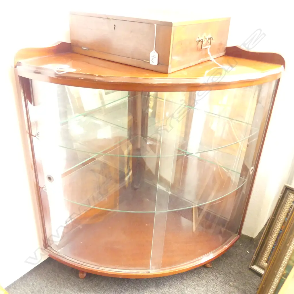 MAHOGANY CORNER CABINET H 860 MM Image 1++