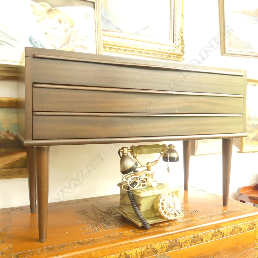 MAHOGANY LOW CANTEEN FOR CUTLERY L 790 MM Image 1++