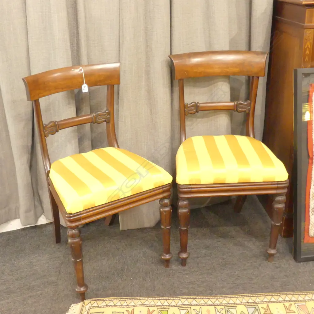 PR OF REGENCY SIDE CHAIRS Image 1++
