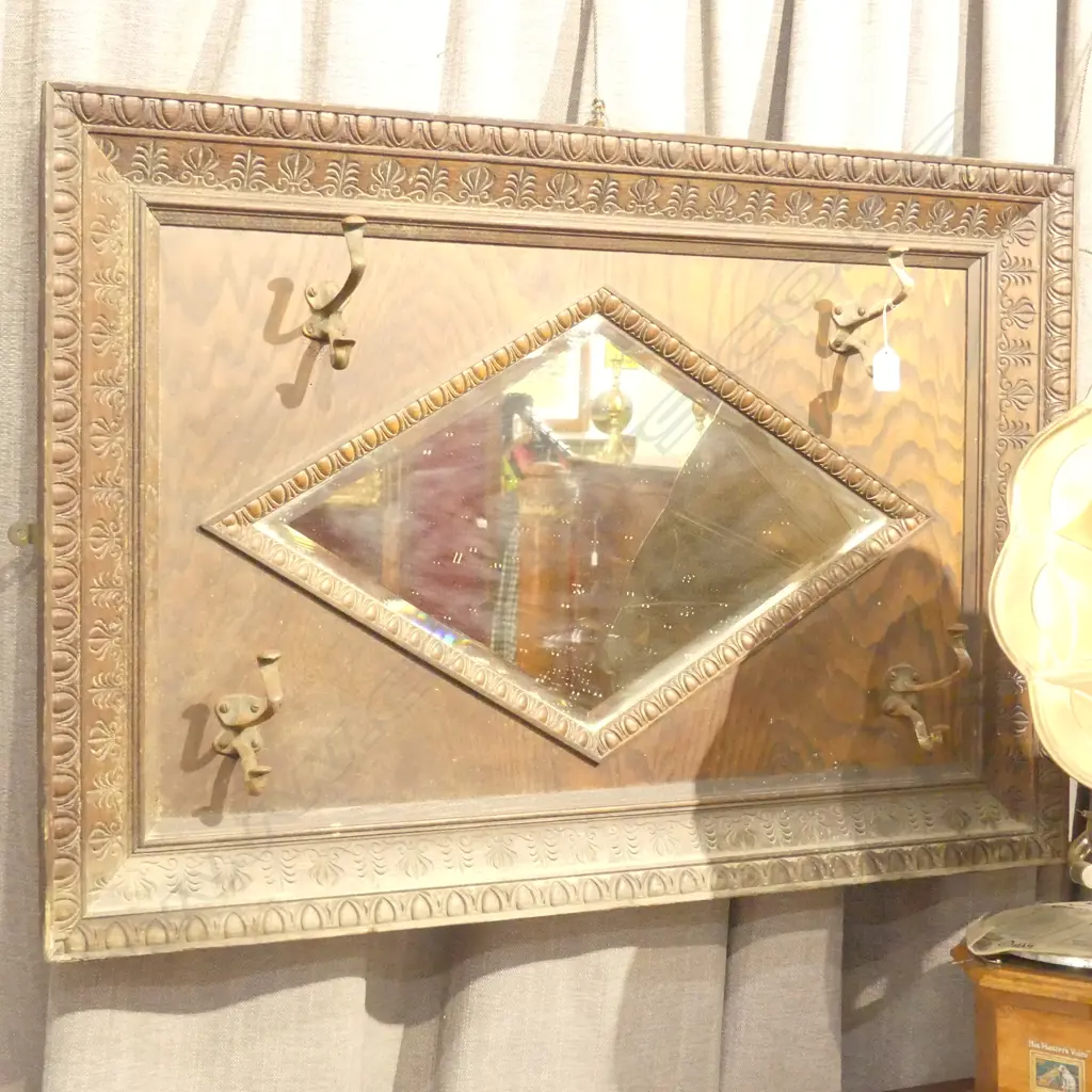 OAK FRAMED COAT RACK L 910 MM Image 1++