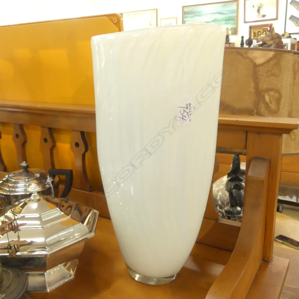 LARGE SGD EUROPEAN ART GLASS VASE H. 420MM Image 1++