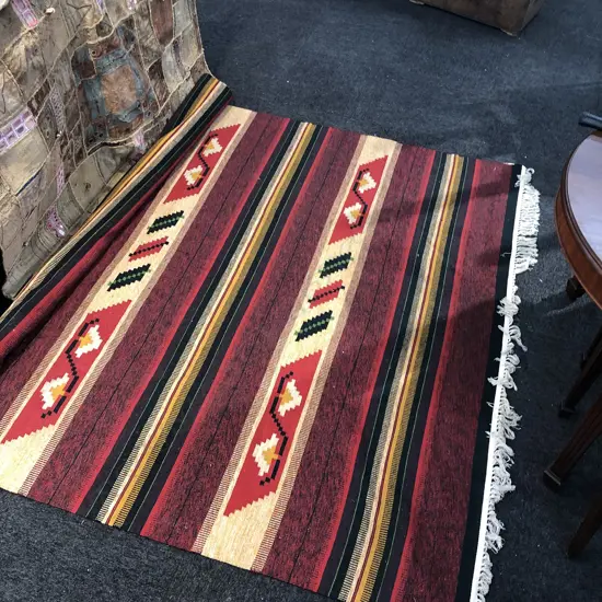 VINTAGE KELIM RUG STRIPED 3.3 x 2 meters