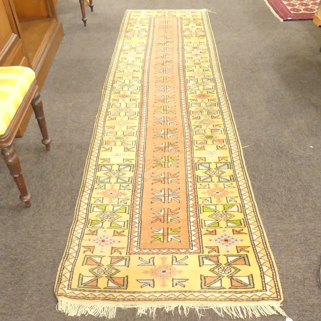 HAND KNOTTED RUNNER 2900 X 800 MM Image 1++