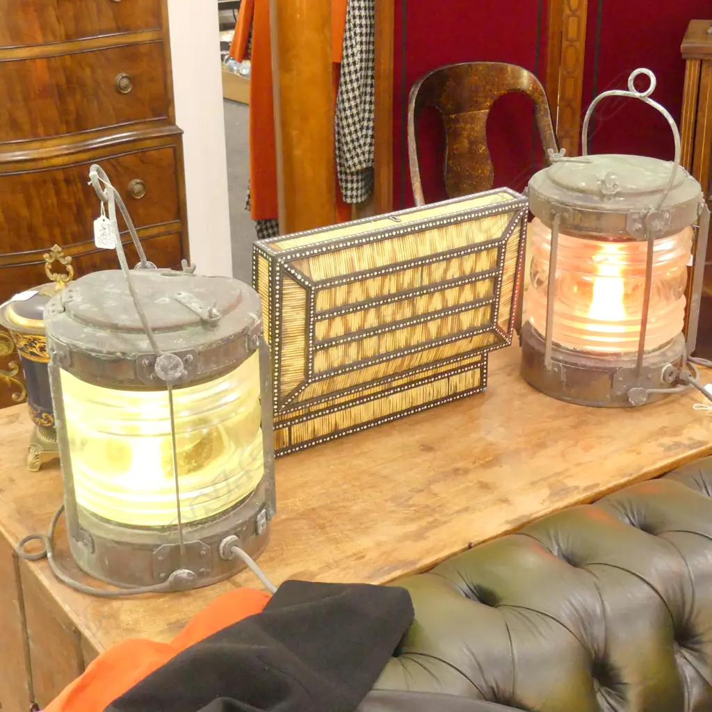 PR BRASS SHIPS LANTERNS WORKING Image 1++