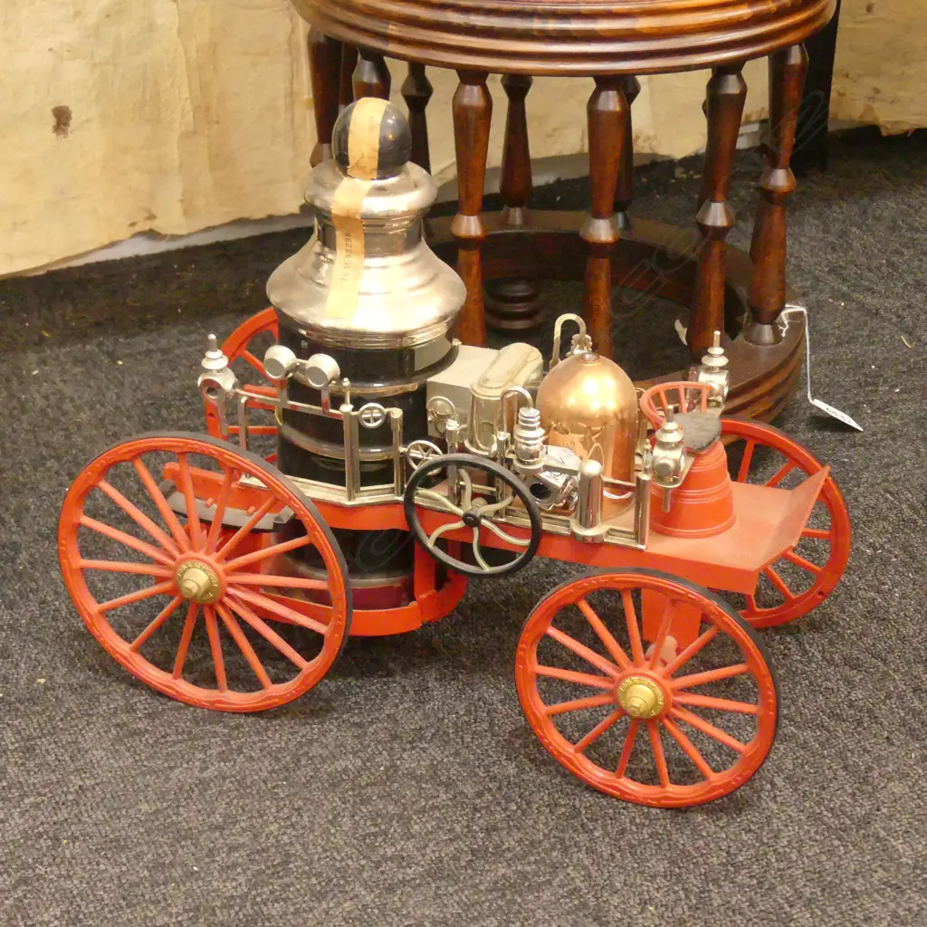 JIM BEAM DECANTER EARLY STEAM ENGINE L340MM Image 1++