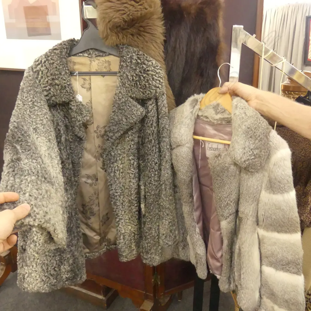 ASTRAKHAN JACKET/ANOTHER FUR JACKET/ COLLAR AND STOLE Image 1++