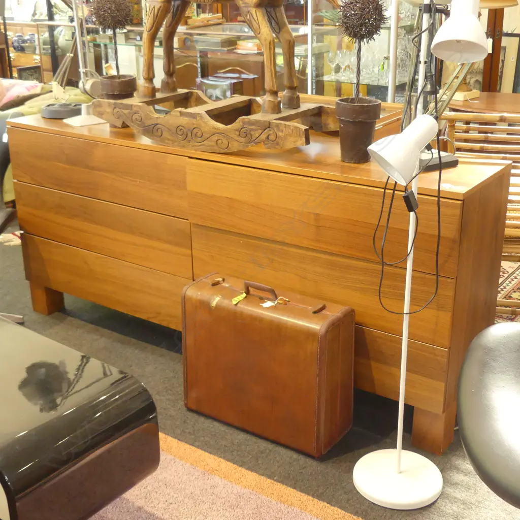 CONTEMPORARY 6 DRAWER CHEST OF DRAWERS L 1920 MM Image 1++