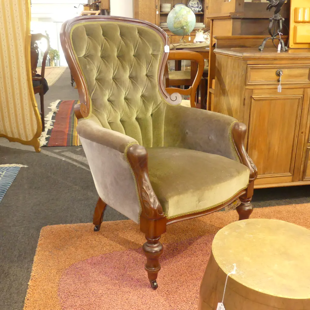 VICT STYLE GRANDFATHER CHAIR Image 1++